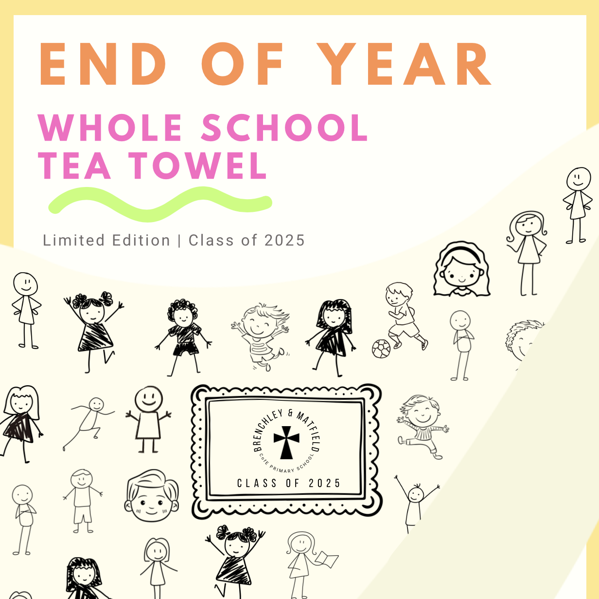 Whole School Tea Towel - Class of 2025